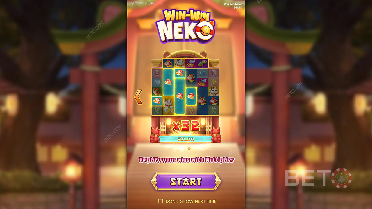 Спечелете 5 000x залога си в онлайн слота Win Win Neko!