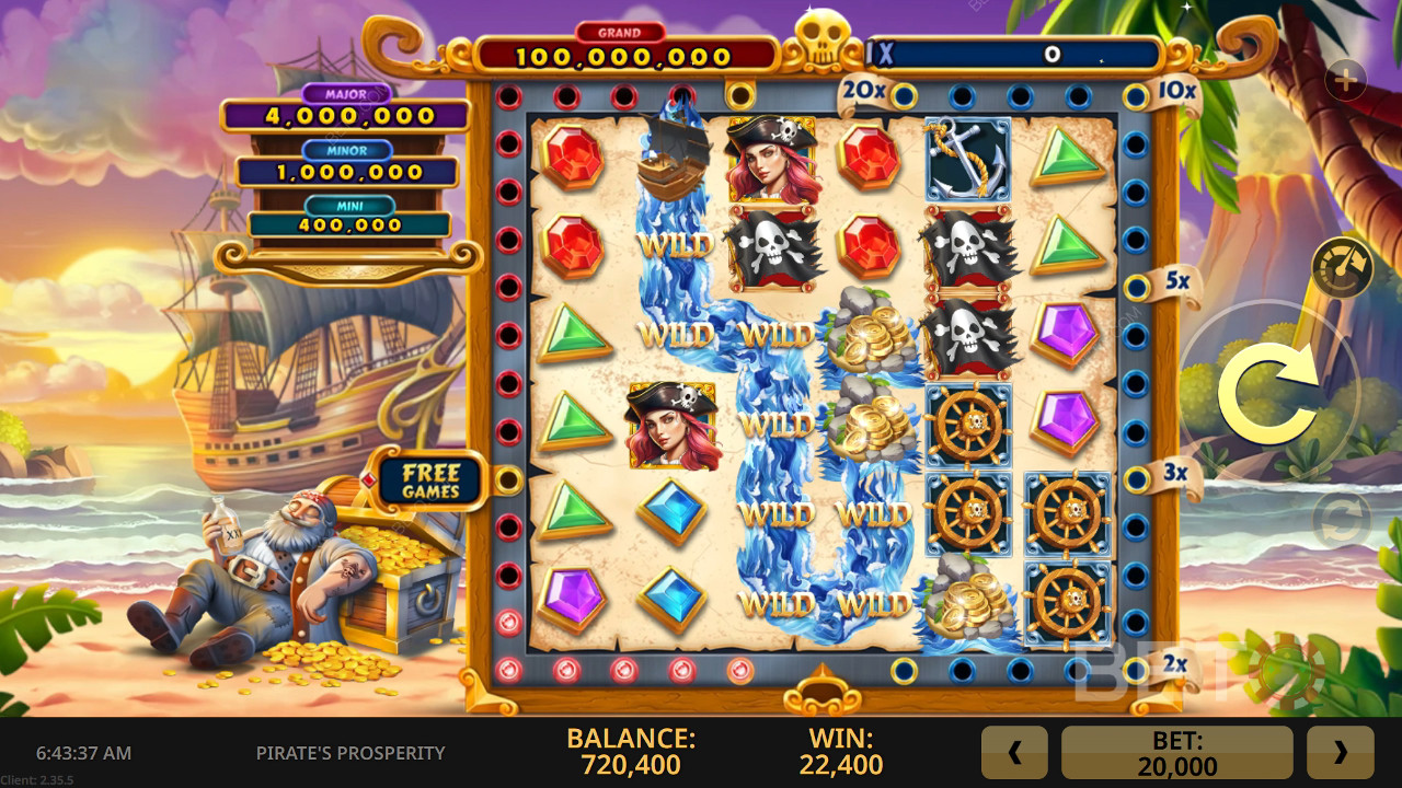 Просперитет на пирата Wild Train Преглед от BETO Slots