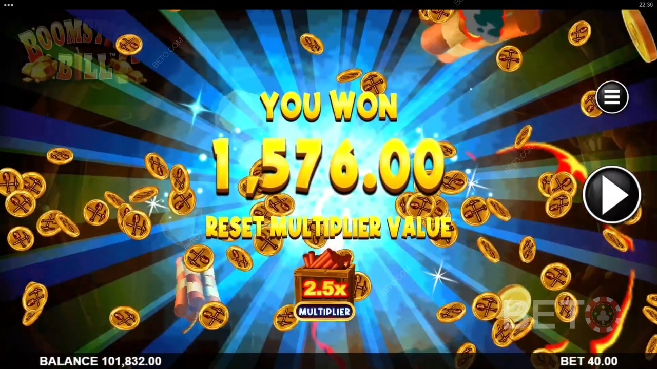 Спечелете 5 000x залога си в слота Boomstick Bill!