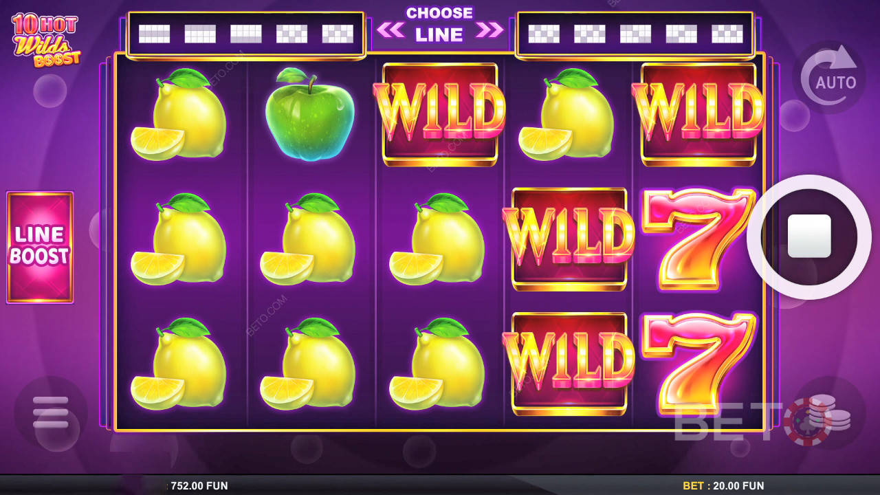 10 Hot Wilds Boost Преглед от BETO Slots