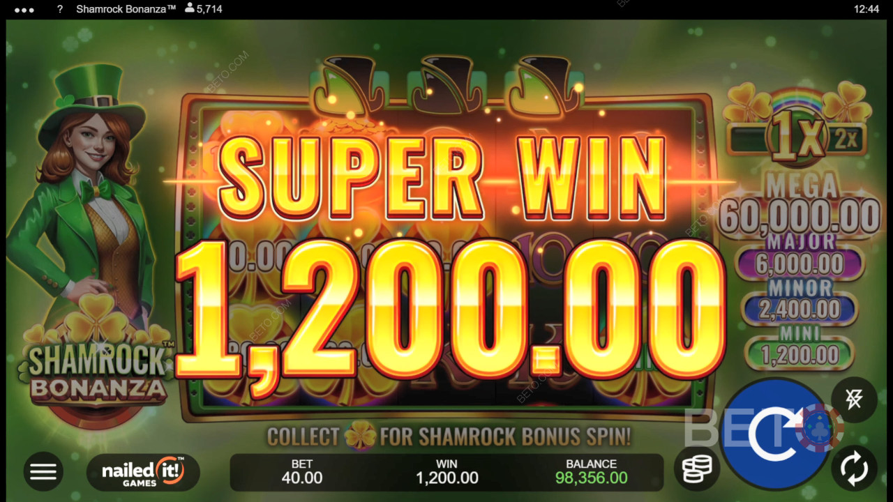 Бонус функции, обяснени в Shamrock Bonanza от Nailed It! Games
