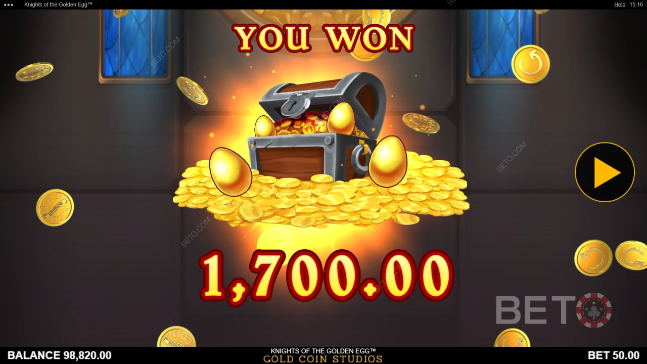 Knights of the Golden Egg Преглед от BETO Slots