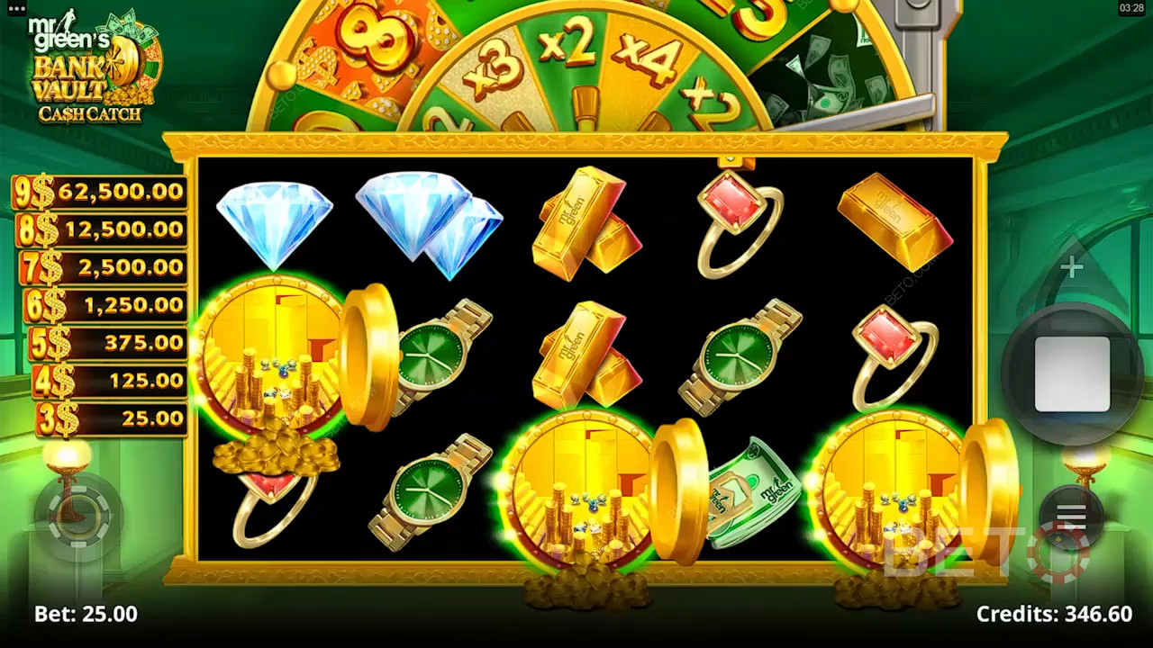 Mr Green's Bank Vault Играй Безплатно