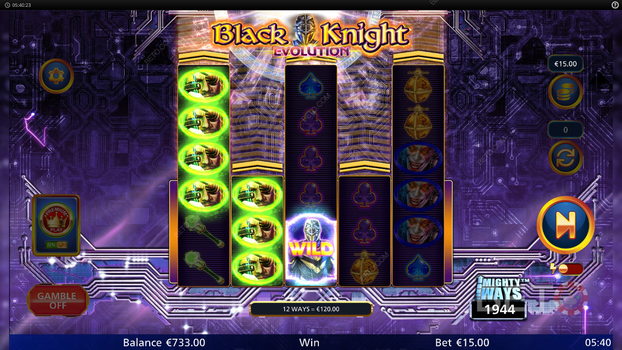 Black Knight Evolution Преглед от BETO Slots
