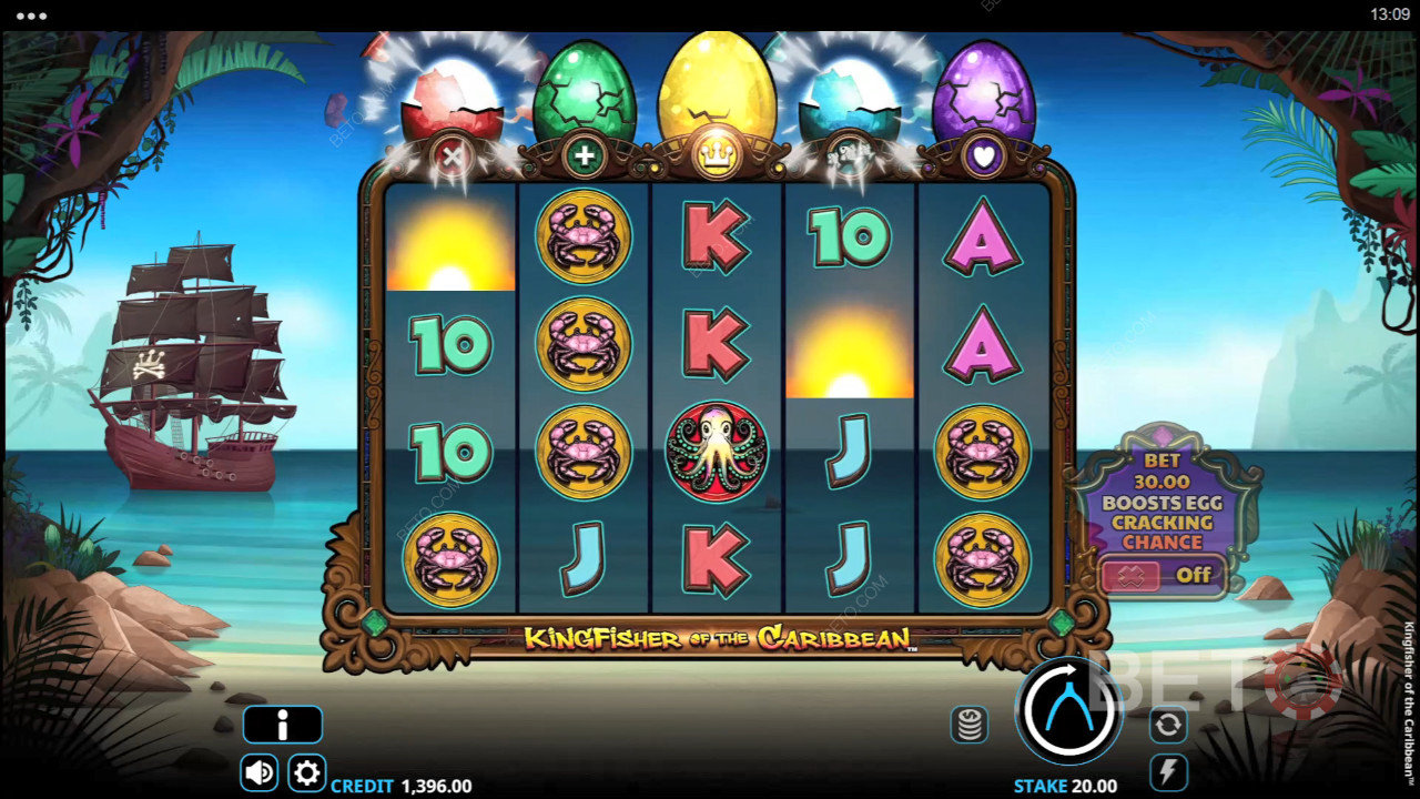 Kingfisher на Карибите Преглед от BETO Slots