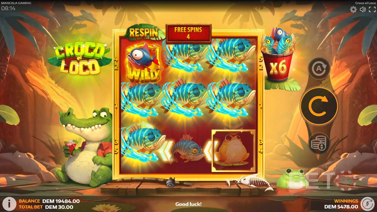 Croco el Loco Преглед от BETO Slots
