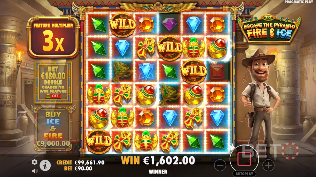 Escape the Pyramid Fire & Ice Играй Безплатно