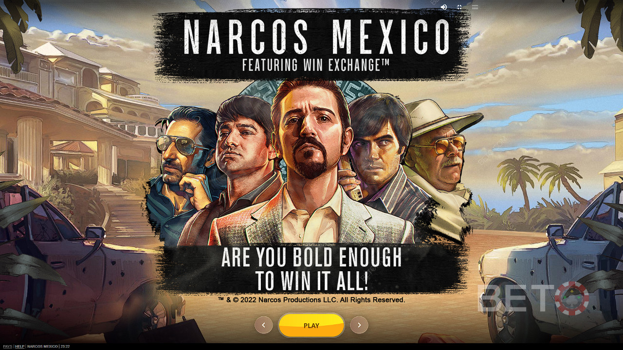 Поемете риска и спечелете всичко в онлайн слота Narcos Mexico