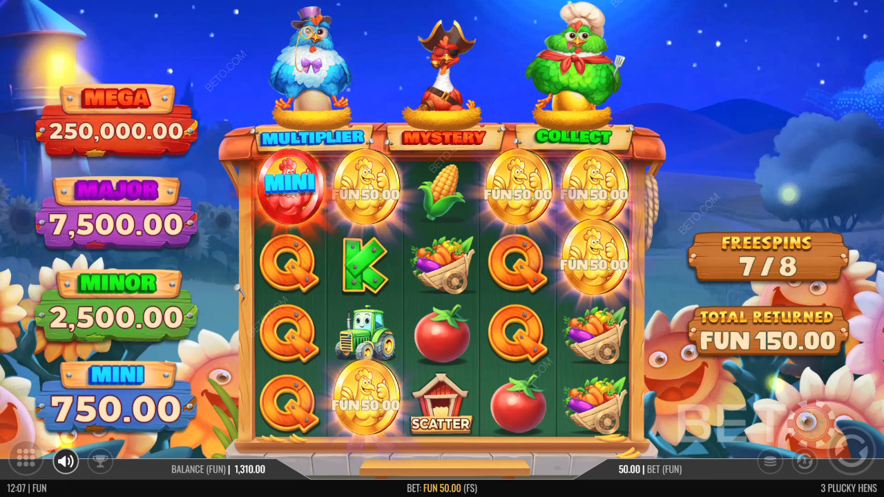 3 Plucky Hens Преглед от BETO Slots