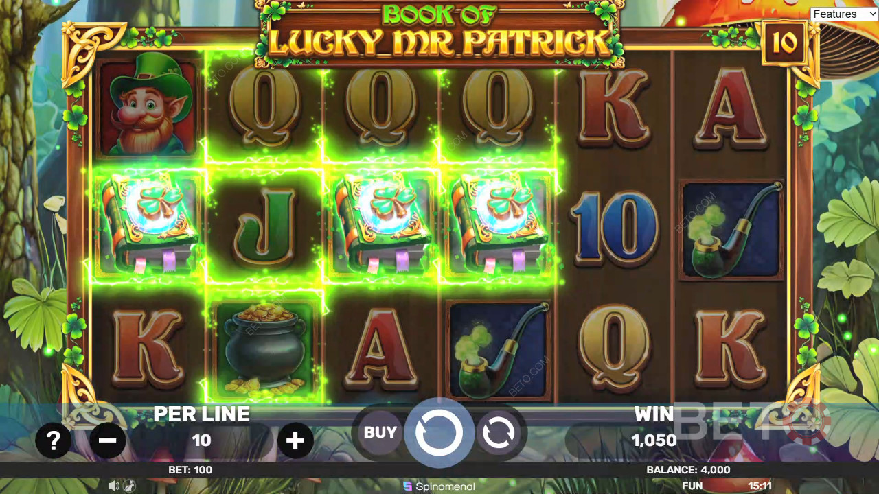 Книгата на късметлията г-н Патрик Преглед от BETO Slots