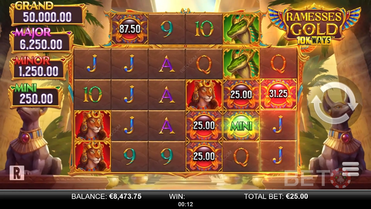 Ramsesses Gold 10K начини Преглед от BETO Slots