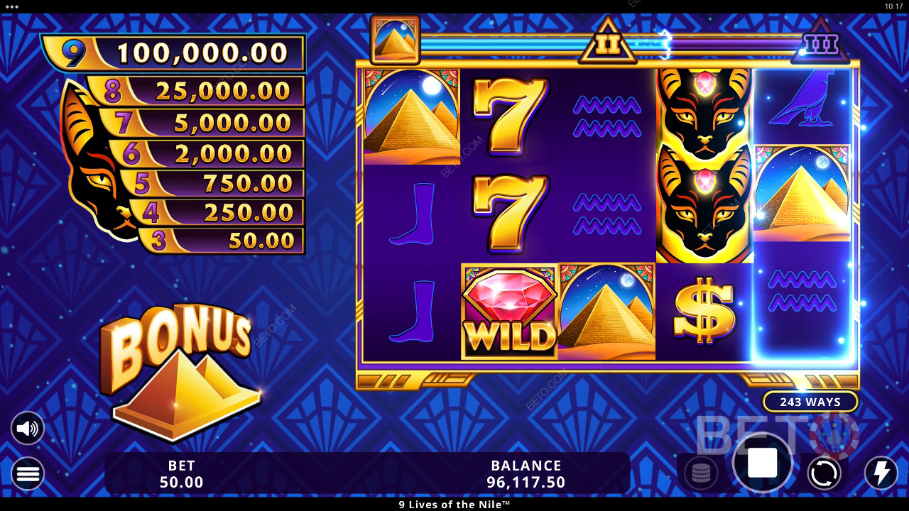 9 Животът на Нил Преглед от BETO Slots