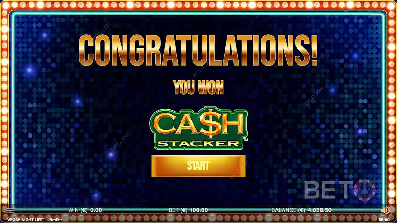Най-вълнуващата функция на тази казино игра е Cash Stacker.