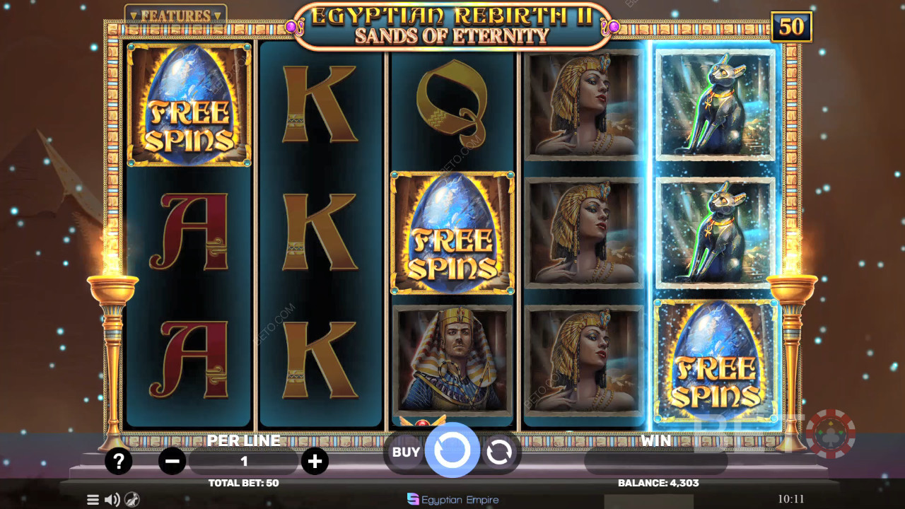 Египетско възраждане 2 - Пясъци на вечността Преглед от BETO Slots