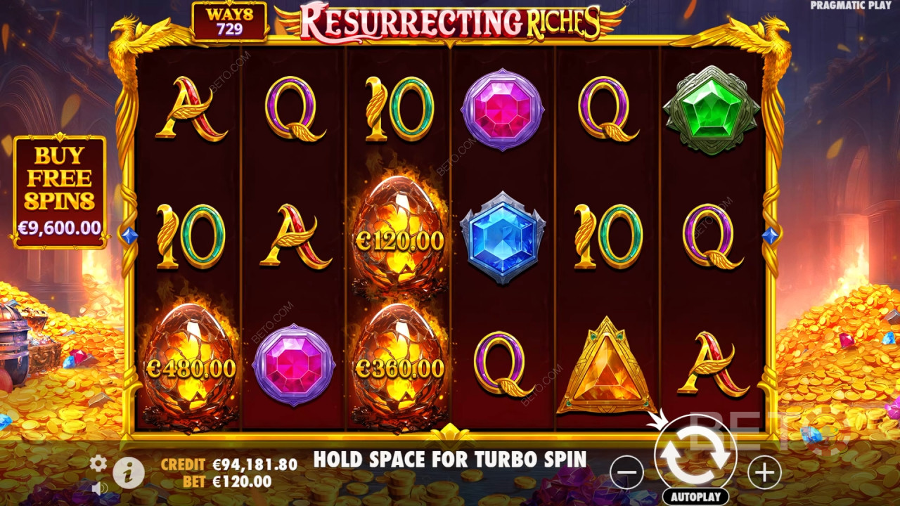 Спечелете 4 000x залога си в слота Resurrecting Riches!