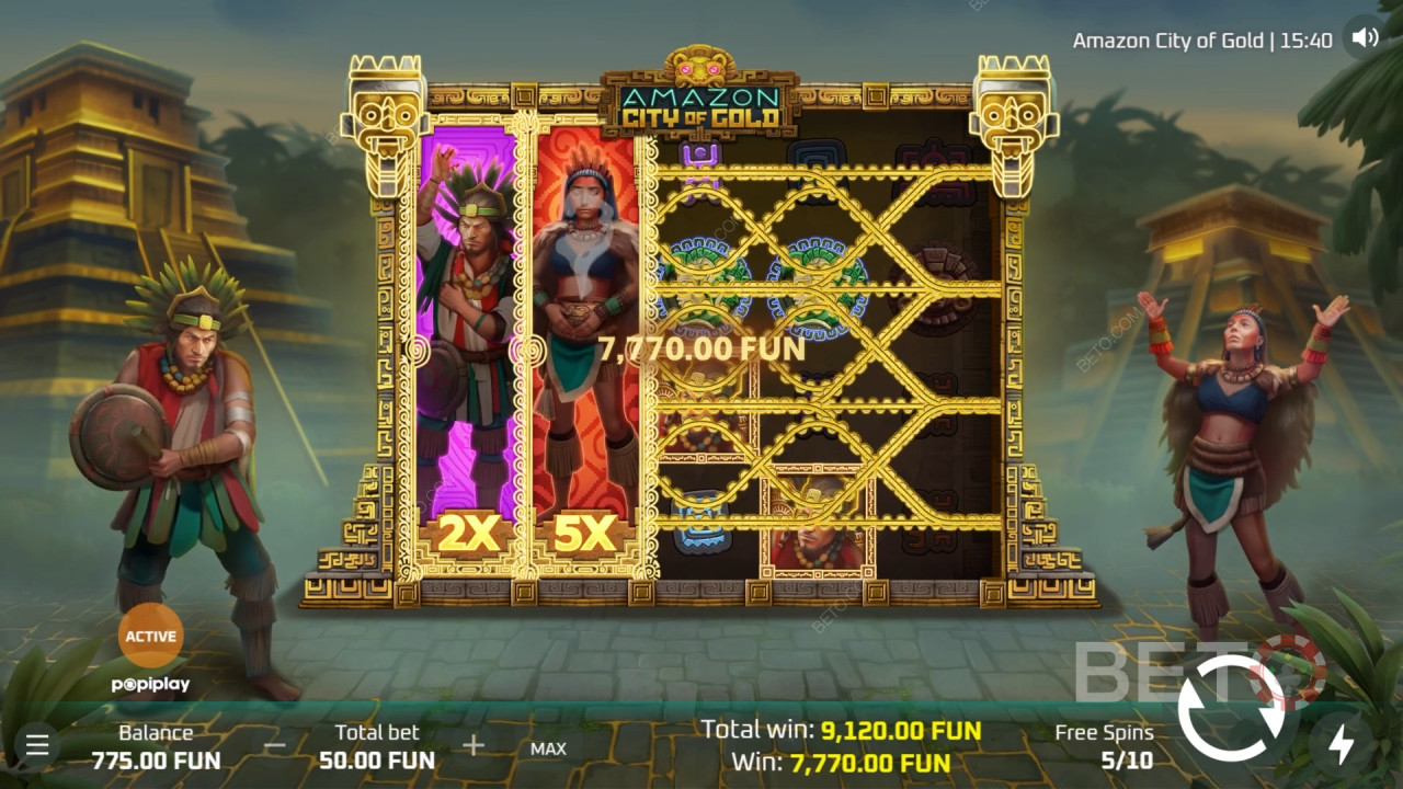 Amazon City Of Gold Преглед от BETO Slots