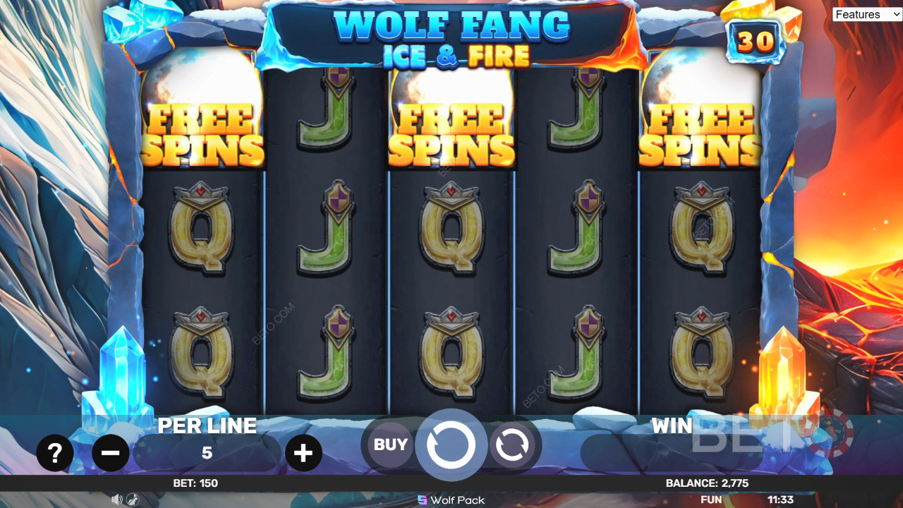 Wolf Fang - Ice & Fire Преглед от BETO Slots