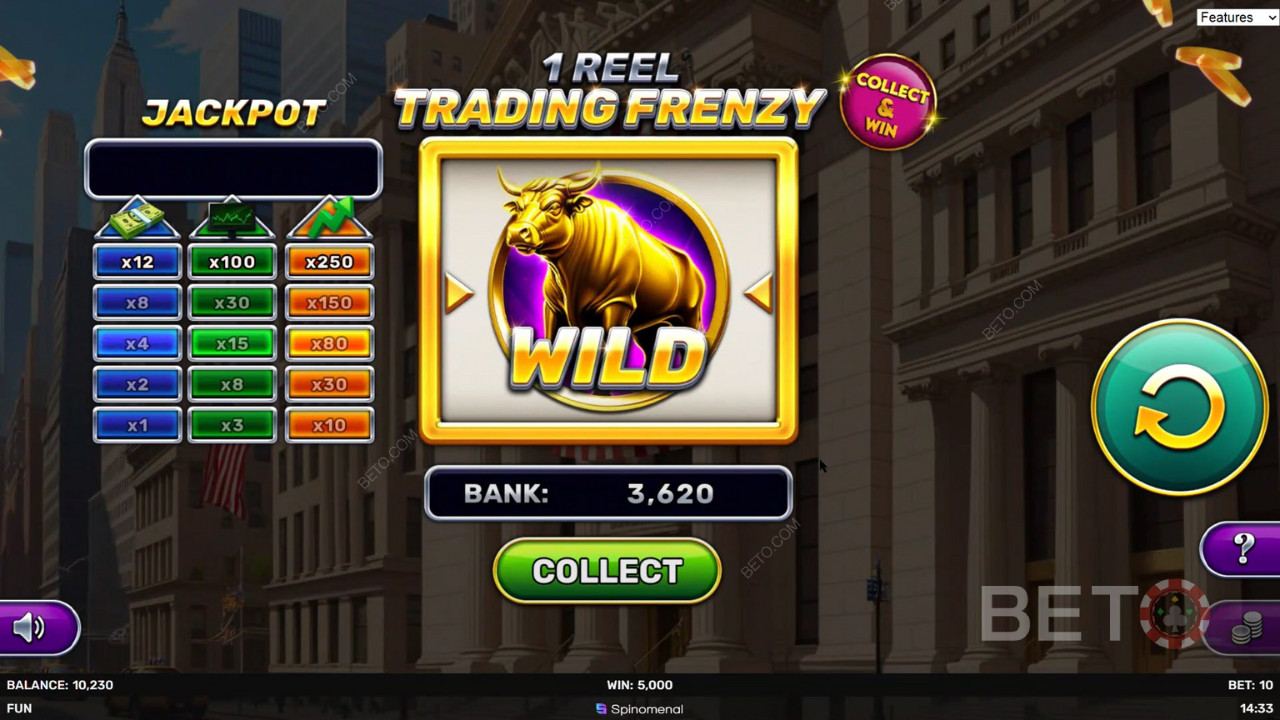 1 макара - търговия Frenzy преглед от BETO Slots