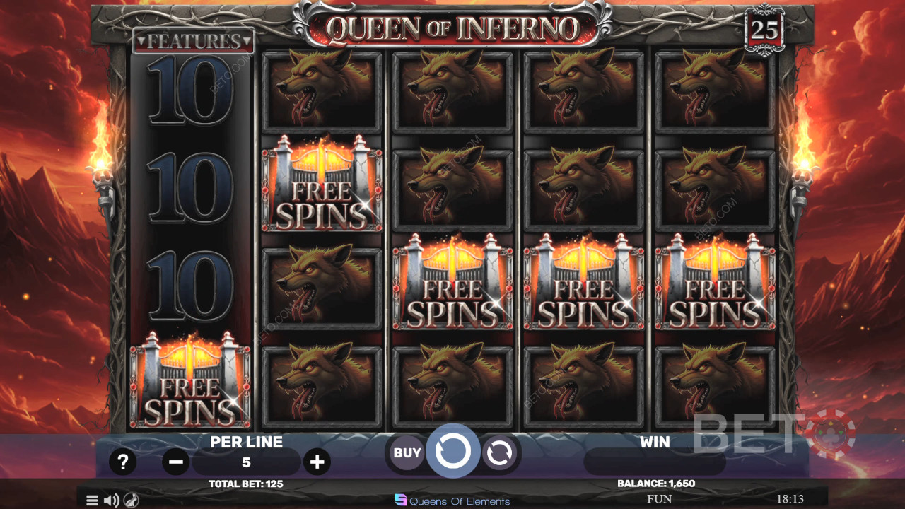 Преглед на Queen of Inferno от BETO Slots