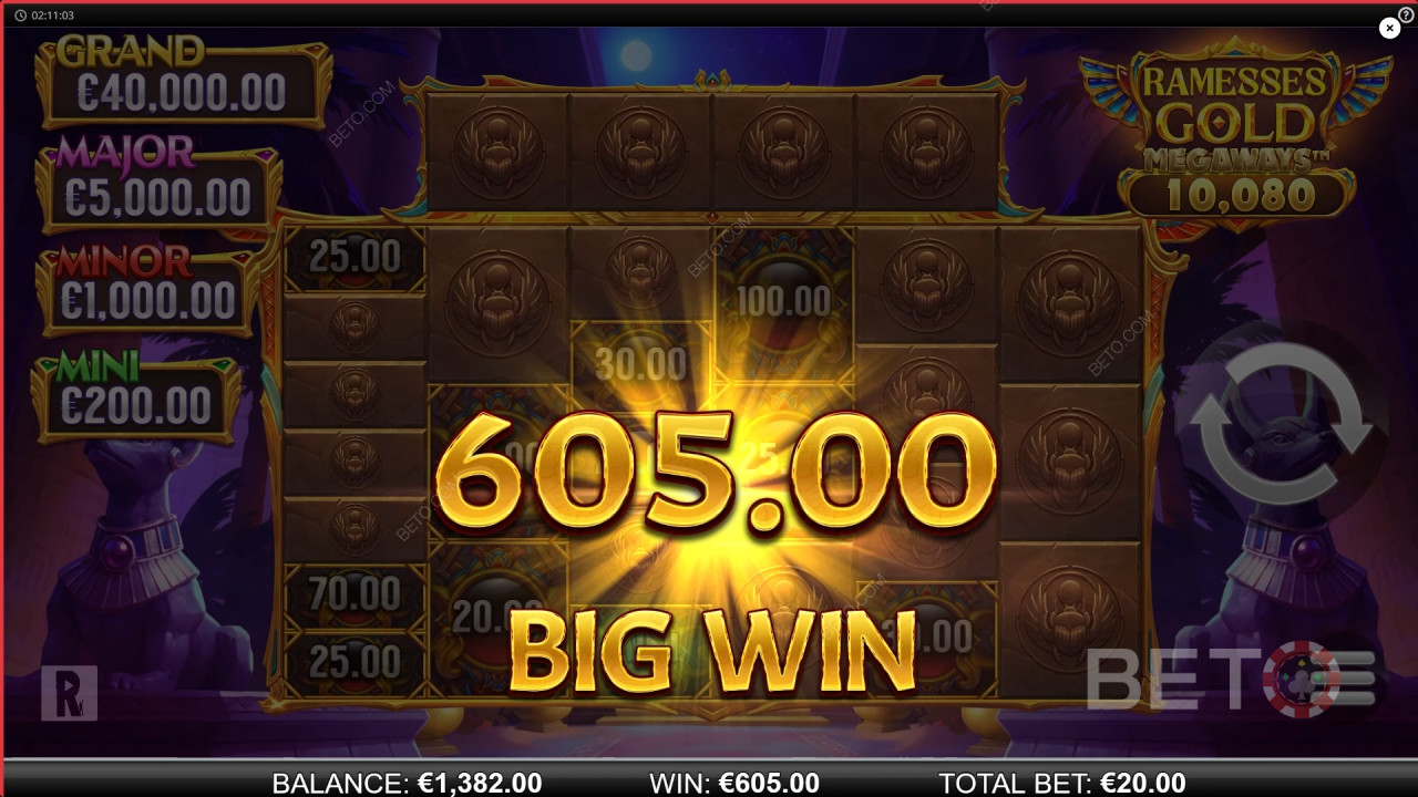 Ramesses Gold Megaways Преглед от BETO Slots