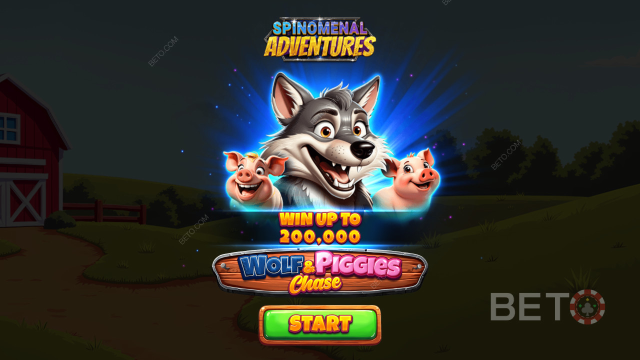 Спечелете 2 000x залога си във видео слота Wolf & Piggies Chase!