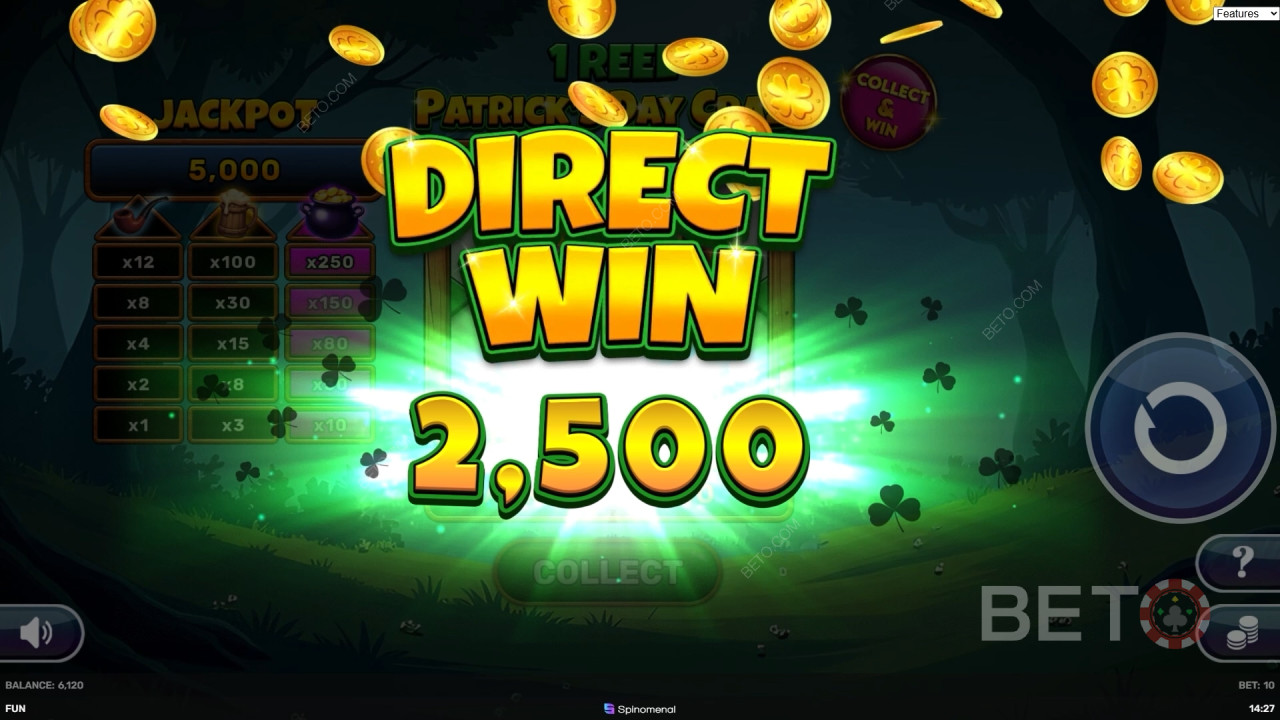 1 макара - Денят на Патрик Craze Преглед от BETO Slots