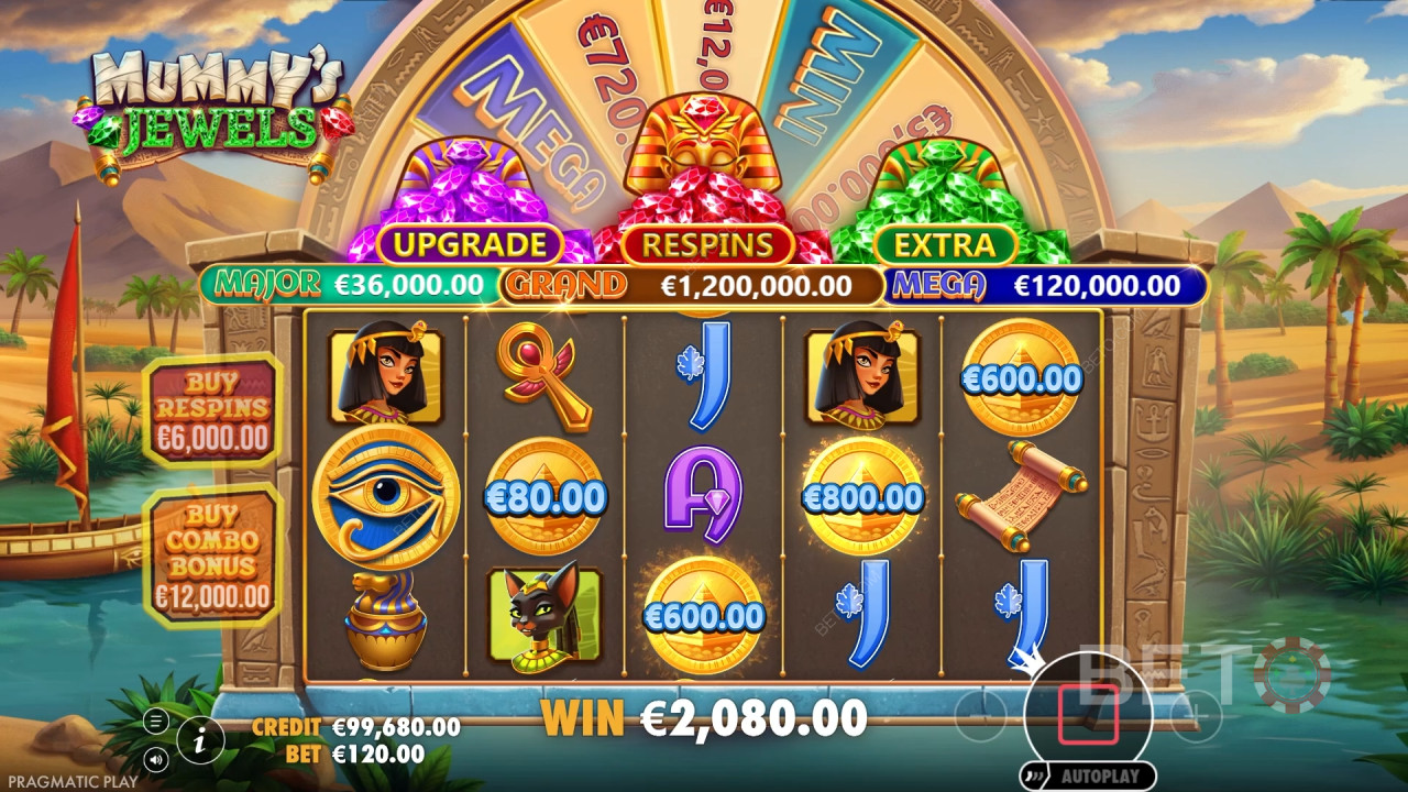Преглед на скъпоценностите на мумията от BETO Slots