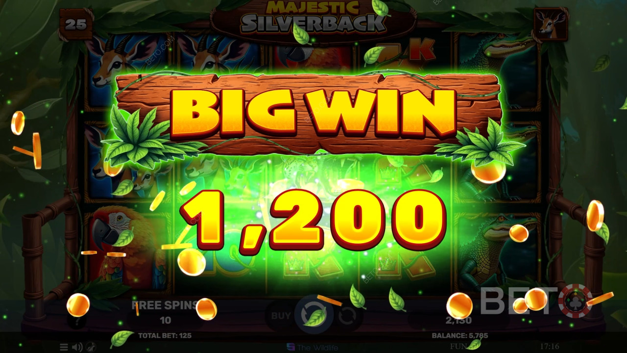 Спечелете 500x залога си в слота Majestic Silverback онлайн!