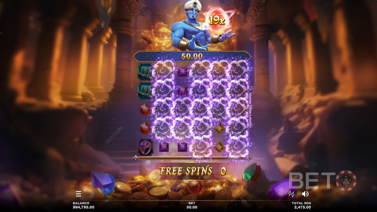 Бонус функции, обяснени във "Вълшебните желания на Джина" от Microgaming