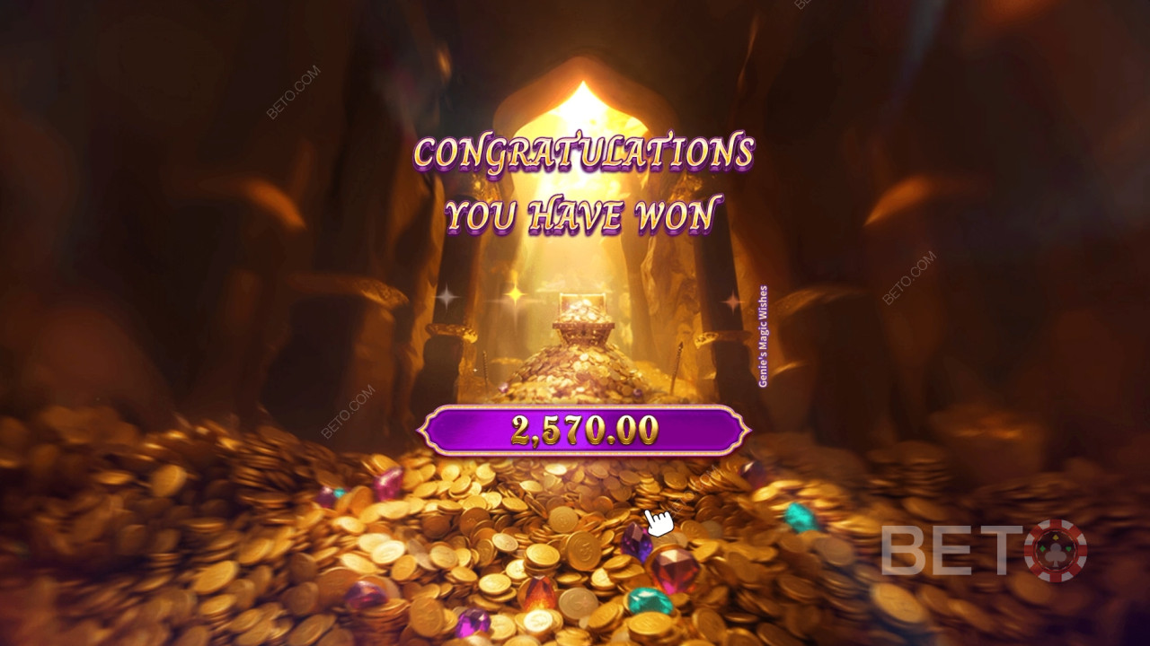 Спечелете 5000x залога си във видео слота Genie