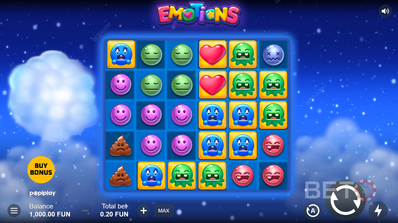 Как да играете емоциите на Popiplay