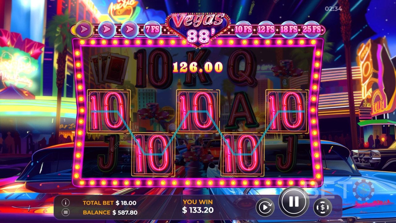 Бонус функции, обяснени във Vegas 88 от Vibra Gaming