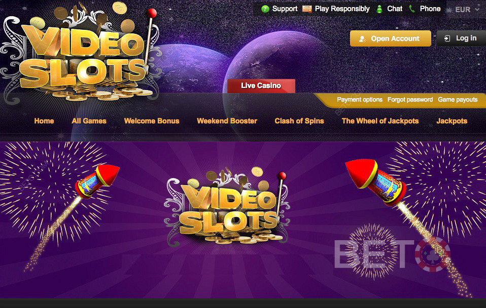 VideoSlots голямо онлайн казино с огромни възможности