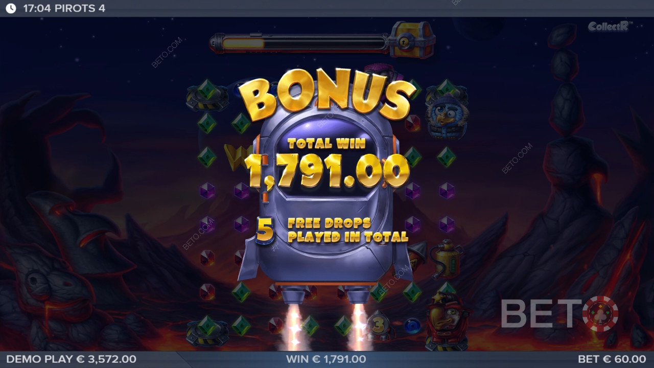 Спечелете 10 000x залога си в слота Pirots 4!