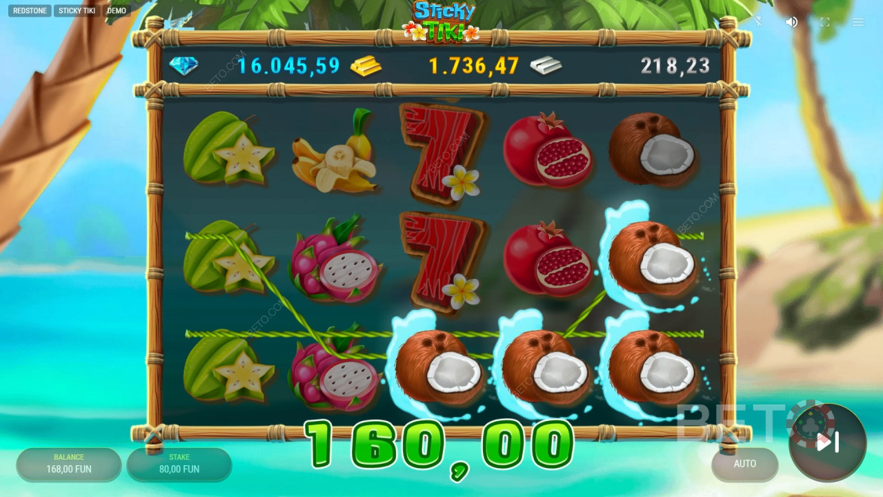 Бонус функции, обяснени в Sticky Tiki от Redstone