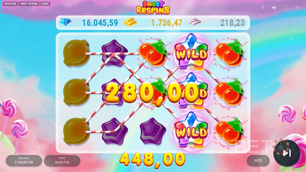 Бонус функции, обяснени в Sweet Respins от Redstone