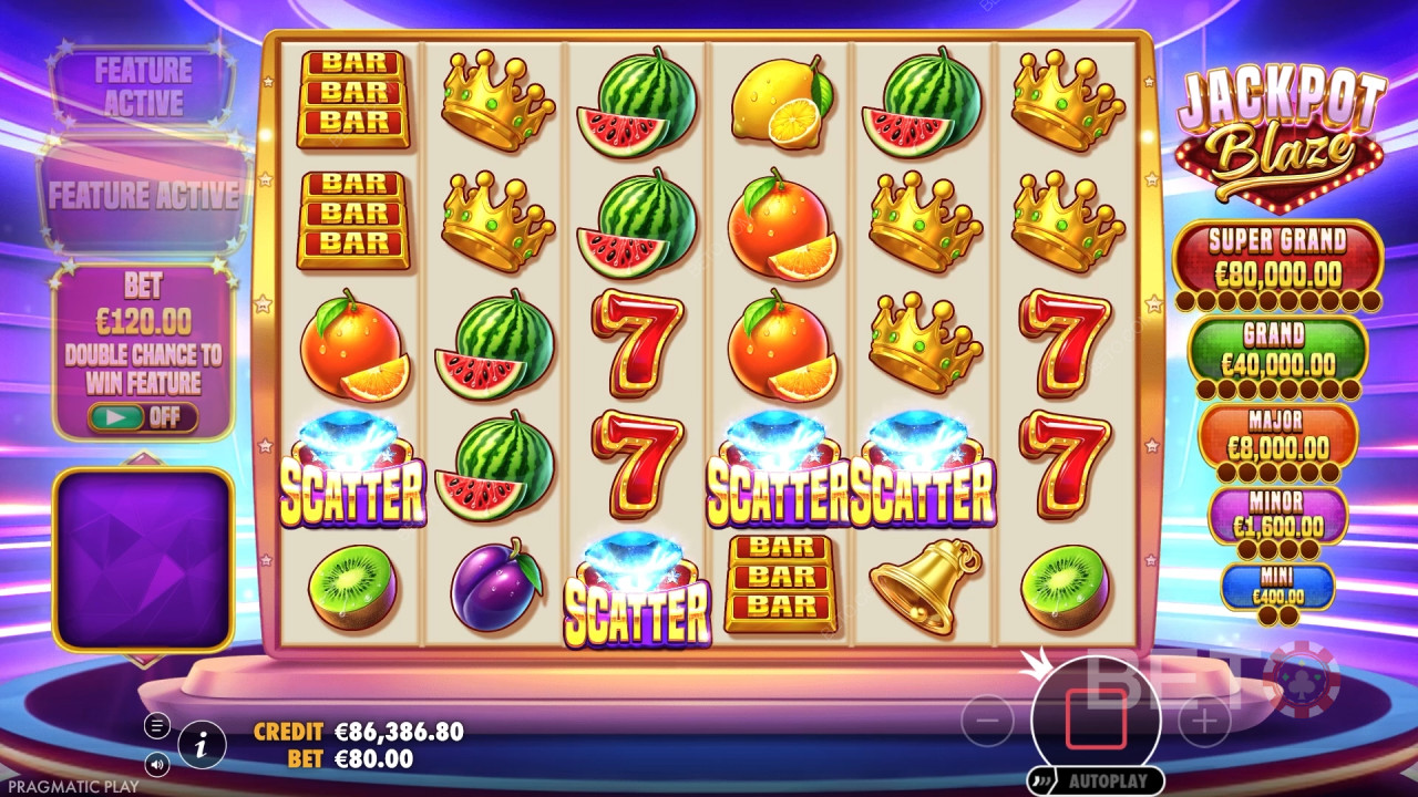 Джакпот Blaze Преглед от BETO Slots