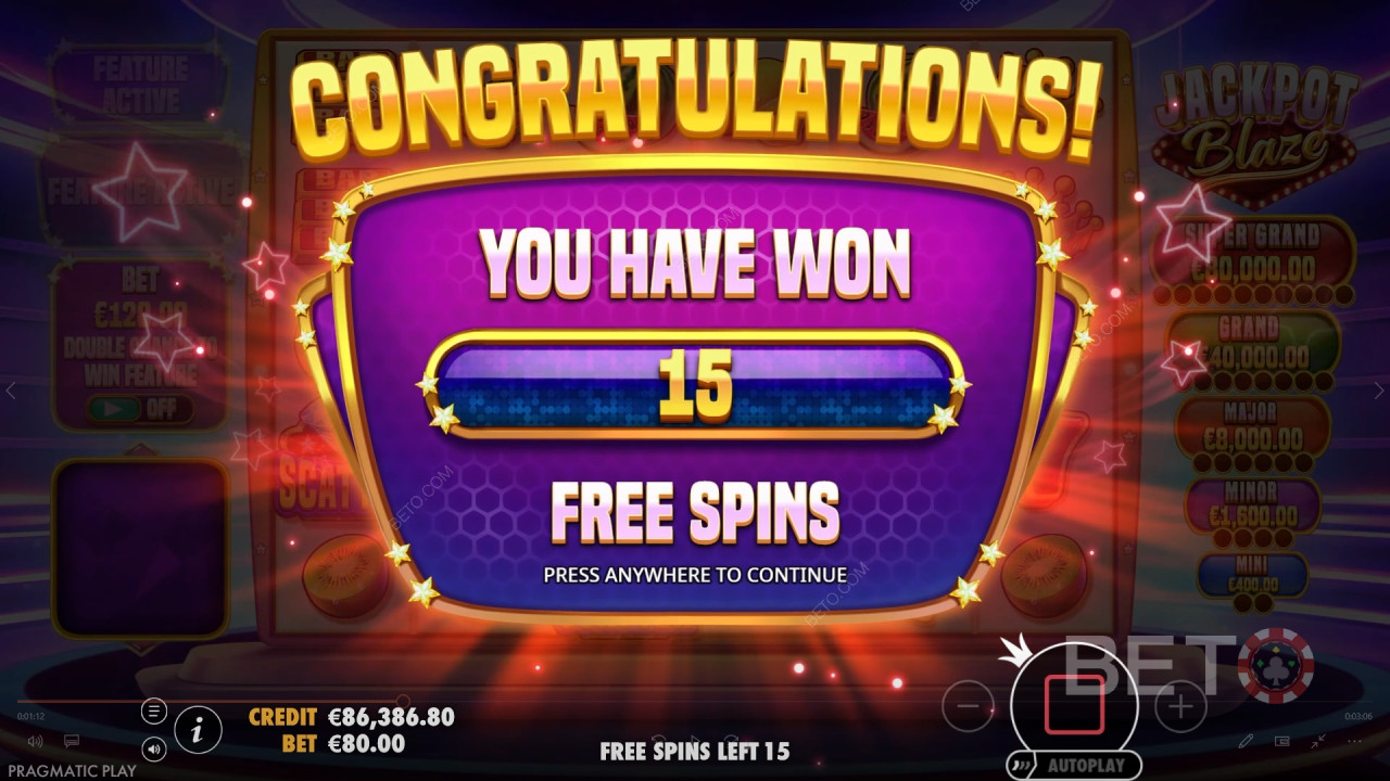 Спечелете 5 000x залога си в слота Jackpot Blaze!