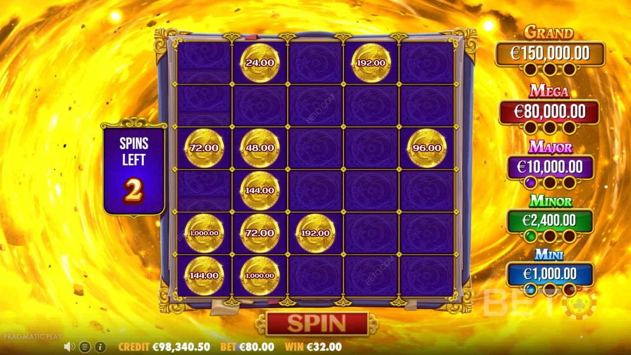 Бонус функции, обяснени в Spellmaster от Pragmatic Play