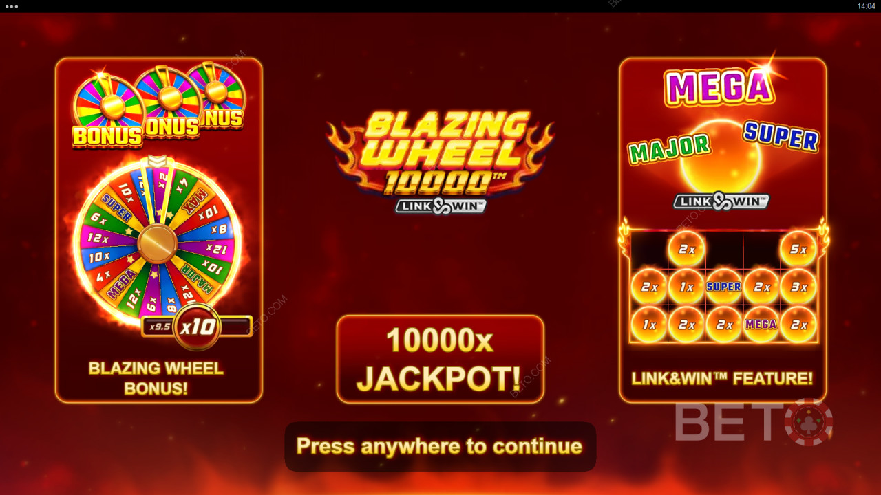 Бонус функции, обяснени в Blazing Wheel 10000 от Nailed It! Games