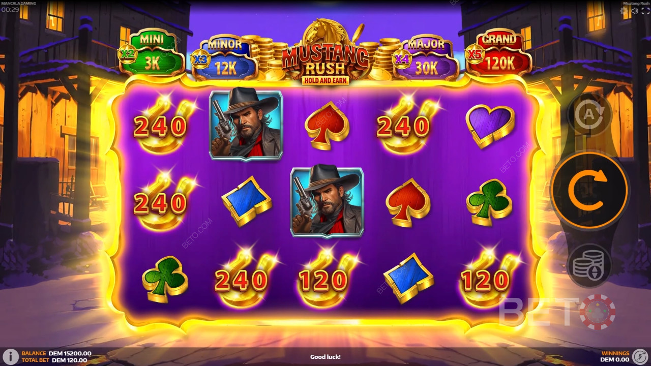 Mustang Rush Преглед от BETO Slots