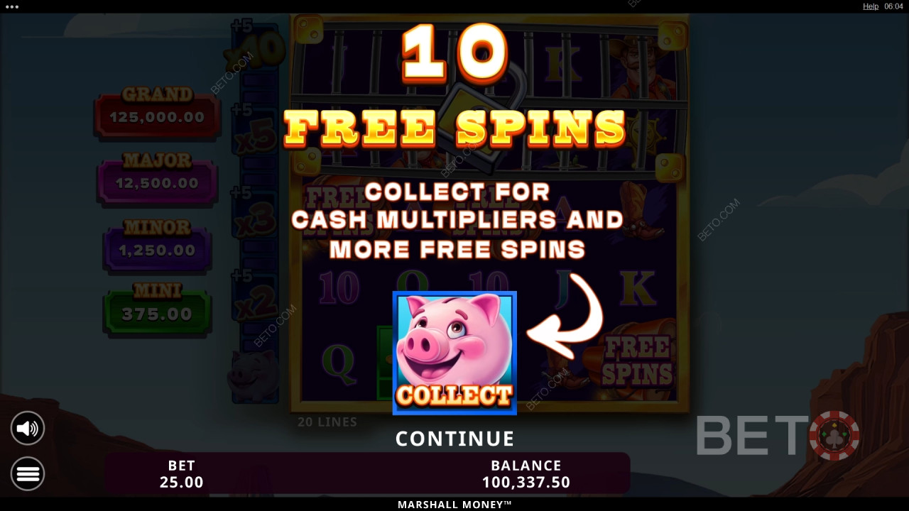 Спечелете 15,472x залога си в слота Marshall Money!