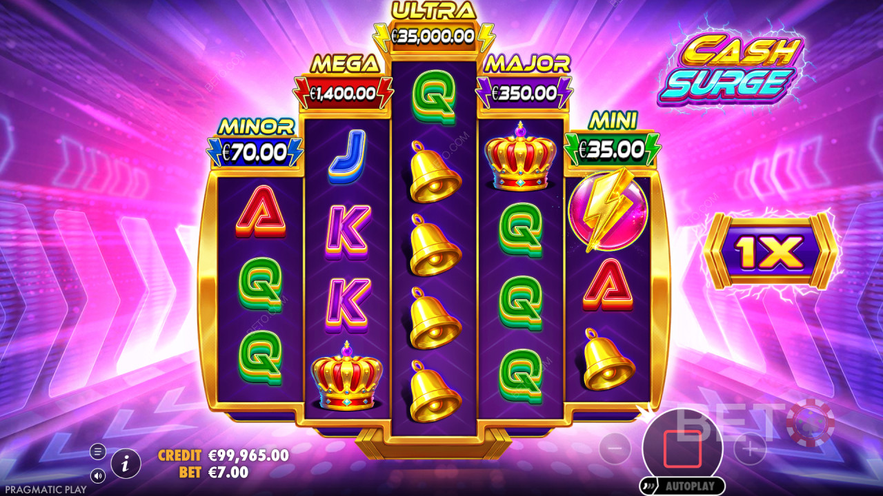 Спечелете 5 000x залога си в слота Cash Surge!