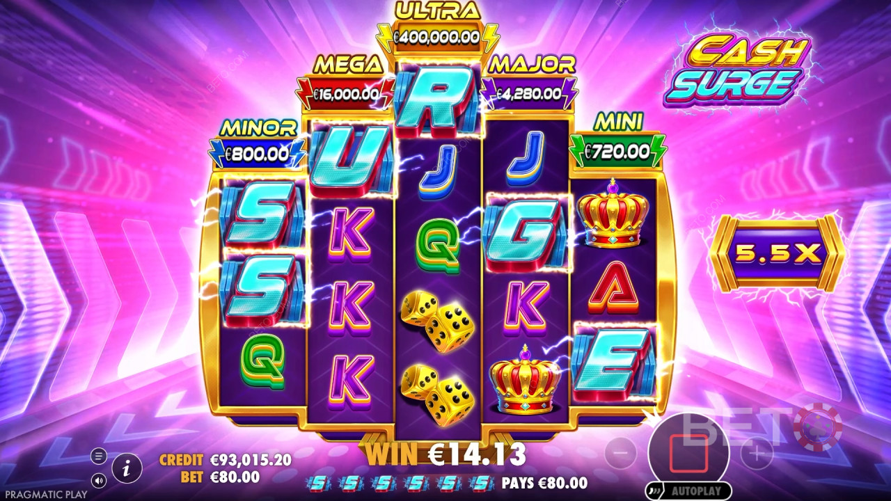 Cash Surge Преглед от BETO Slots