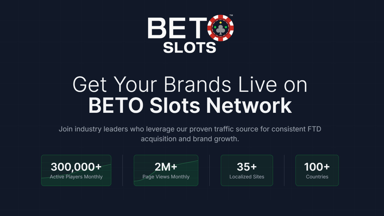 Партньорство с BETO Slots | Партньорства с афилиати и оператори