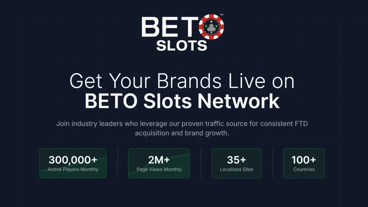 Партньорство с BETO Slots | Партньорства с афилиати и оператори