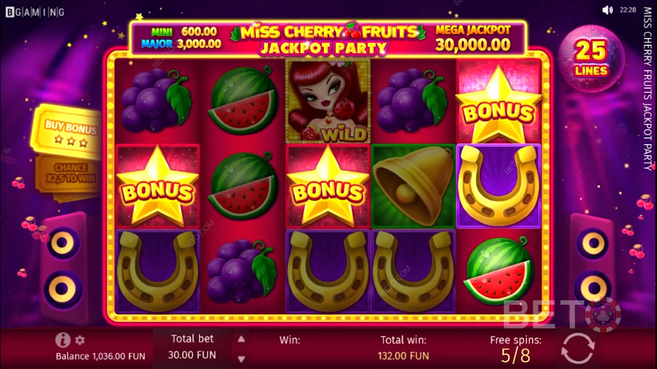Miss Cherry Fruits Jackpot Party Играй Безплатно