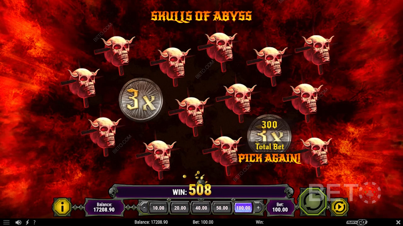Избирайте черепи в режим Skulls of Abyss, за да спечелите награди с истински пари и множители до x20.