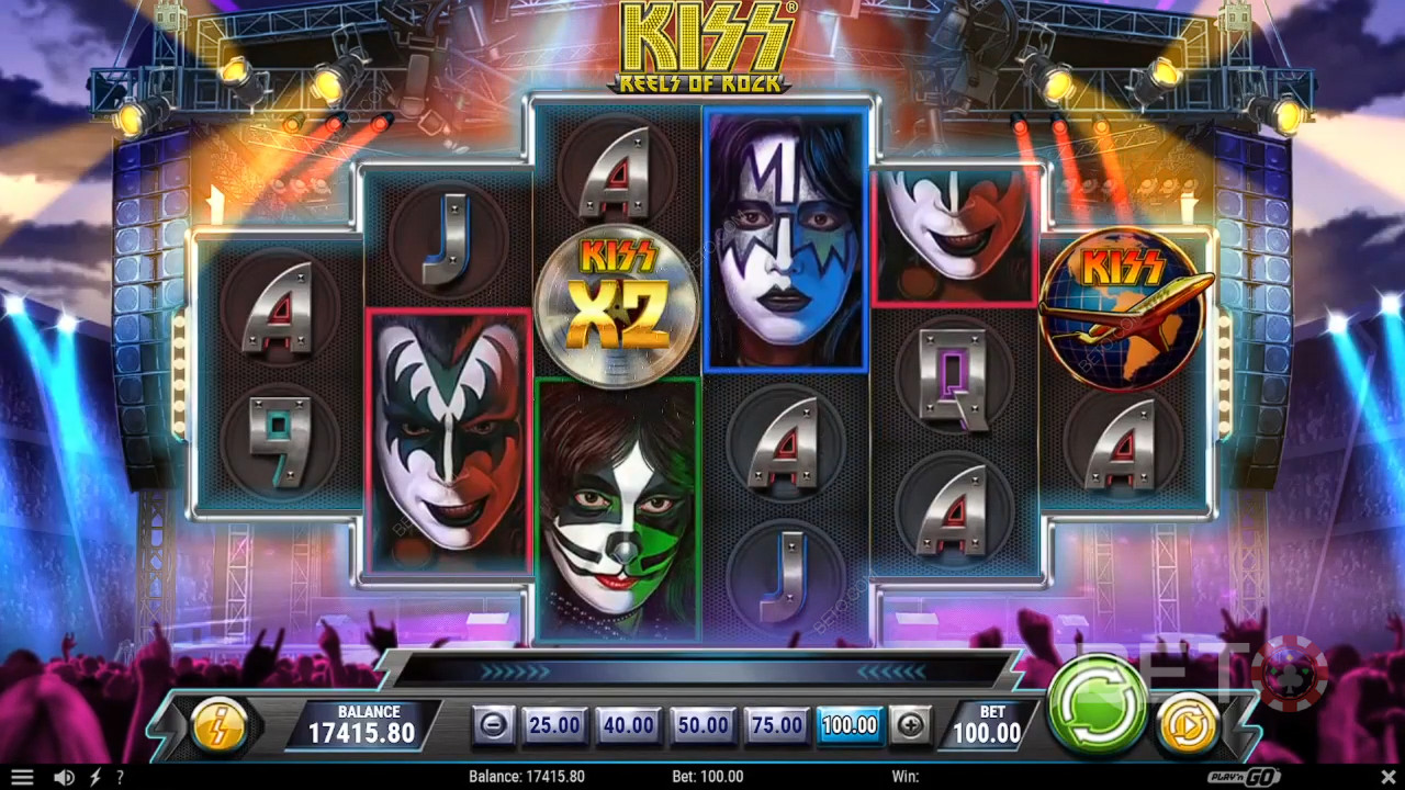 KISS Макари на Rock Преглед от BETO Slots