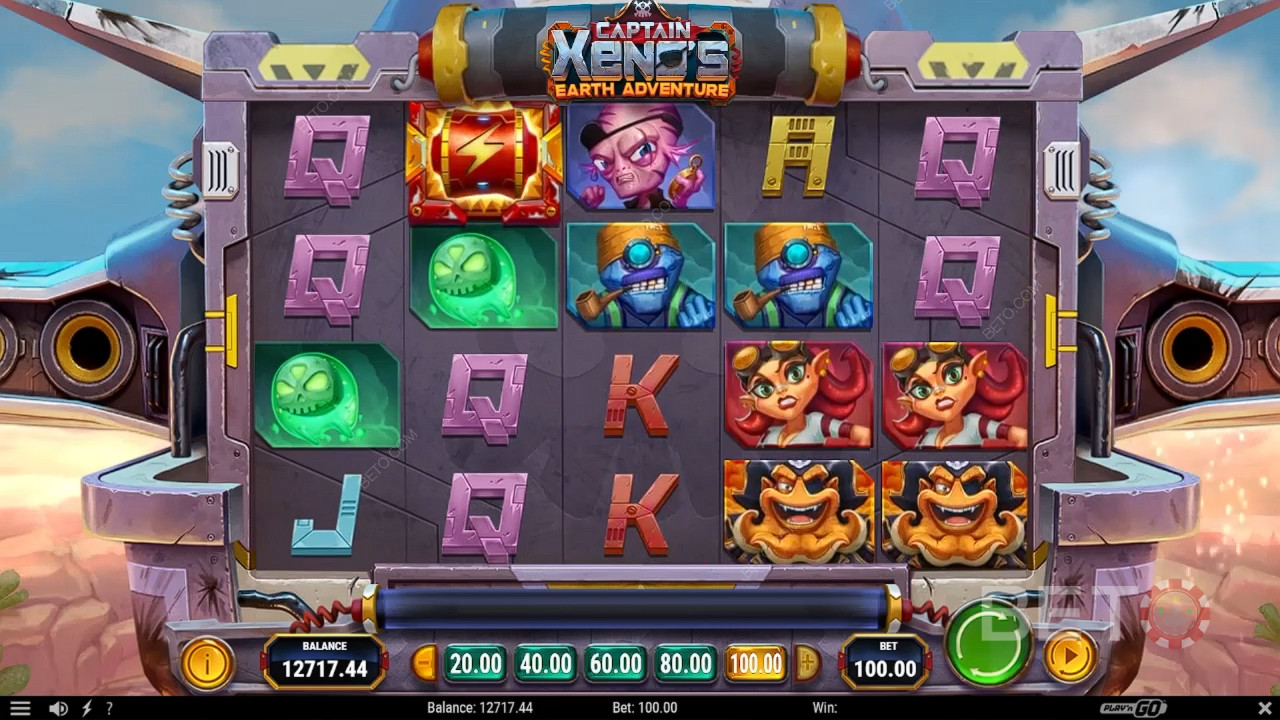 Капитан Xenos Земята Adventure Преглед от BETO Slots